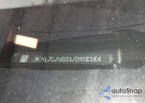 2018 Chevrolet Trax Ls из США, поврежденный, VIN KL7CJNSB3JB558384